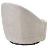 Leon Beige Swivel Accent Chair