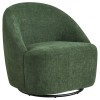 Leon Green Swivel Accent Chair