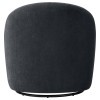 Leon Black Swivel Accent Chair