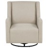 Sorrel Latte Swivel Glider Chair
