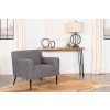 Darlene Charcoal Accent Chair