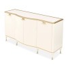 La Terrazza Creamy Pearl Round Dining Room Set
