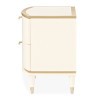 La Terrazza Creamy Pearl Upholstered Bed