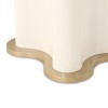 La Terrazza Creamy Pearl Round Dining Room Set