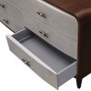 Houston Channel Tufted Platform Bedroom Set