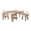 West Kensington Sea Salt Caramel Oval Dining Room Set