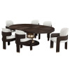 West Kensington Medium Espresso Oval Dining Room Set
