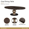 West Kensington Medium Espresso Oval Dining Table