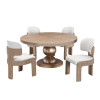 West Kensington Sea Salt Caramel Round Dining Room Set