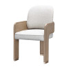 West Kensington Sea Salt Caramel Arm Chair (Set of 2)