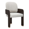 West Kensington Medium Espresso Arm Chair (Set of 2)
