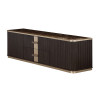 West Kensington Medium Espresso and Buff Living Room Set