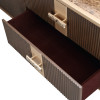 West Kensington Medium Espresso and Buff Living Room Set