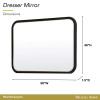West Kensington Medium Espresso Wall Mirror