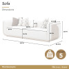 West Kensington Sea Salt Caramel and Buff Living Room Set