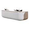 West Kensington Sea Salt Caramel and Buff Living Room Set