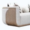 West Kensington Sea Salt Caramel and Buff Living Room Set