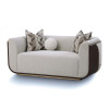 West Kensington Medium Espresso and Buff Living Room Set