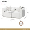 West Kensington Medium Espresso and Buff Living Room Set