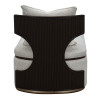 West Kensington Medium Espresso and Buff Living Room Set