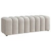 Summer Beige Accent Bench