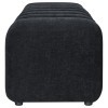 Summer Black Accent Bench