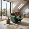 Desso Green Swivel Glider Recliner