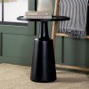 Black Stain Accent Table