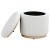 Remuda Ivory Storage Ottoman