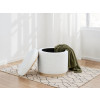 Remuda Ivory Storage Ottoman