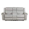 Brennen Mist Reclining Living Room Set