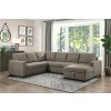 Elton Right Chaise Sectional w/ Pull-out Bed
