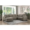 Elton Left Chaise Sectional w/ Pull-out Bed