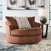 Laylabrook Spice Oversized Swivel Accent Chair