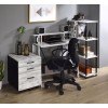 Nypho Home Office Set (Antique White/ Black)