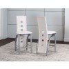 Valencia 24 Inch Counter Height Stool (White) (Set of 2)