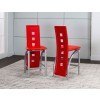 Valencia 24 Inch Counter Height Stool (Red) (Set of 2)