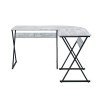 Zafiri Writing Desk (Antique White/ Black)