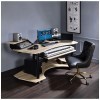 Eleazar Natural Oak 71-inch Music Recording Studio Desk