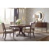 Vantage Warner Round Dining Room Set w/ Bartlett Chairs