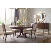 Vantage Warner Round Dining Room Set w/ Bartlett Chairs