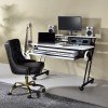 Suitor Home Office Set (White/ Black) w/ Purlie Office Chair