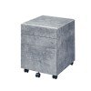 Jurgen File Cabinet (Faux Concrete/ Silver)