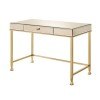 Canine Writing Desk (Smoky Mirrored/ Champagne)