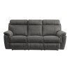 Clifton Reclining Sofa w/ Drop-Down Center (Gray)