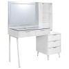 Souza White Makeup Vanity w/ LED Mirror
