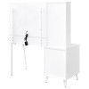 Souza White Makeup Vanity w/ LED Mirror