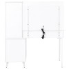 Souza White Makeup Vanity w/ LED Mirror