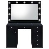 Acena Vanity Table w/ Mirror (Black)