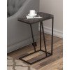 Rustic Grey Accent Table